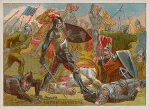 Combat des Trente eller Combat of the Thirty af French School