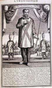 Fordømt af inkvisitionen, Spanien 1700-tallet af French School