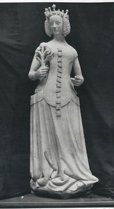 Kopi af en statue af Isabella af Bayern (1371-1435)