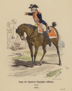 Ingeniørkorpset Militære Geografer, Officer af French School
