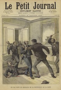 Forside af Le Petit Journal, 30. januar 1892 af French School