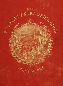 Cover af samlingen "" Les Voyages Extraordinary"" af Jules Verne. Slutningen af det 19. århundrede. af French School