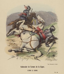 League Army Cuirassier af French School