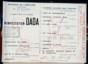 Dada Manifestation, c.1921 af French School