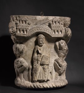 Daniel i Løvens Hule, ca. 1125-1150 af French School