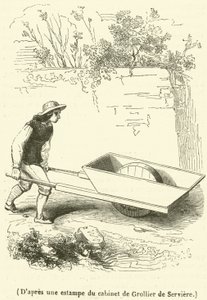 Efter et tryk fra Grollier de Servières kabinet (gravering) af French School