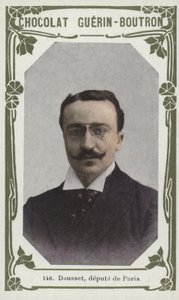 Dausset, deputé de Paris (farvet foto) af French School