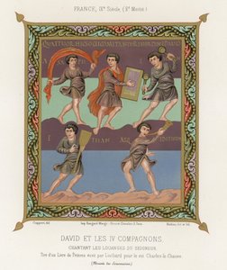 David og de fire ledsagere af French School