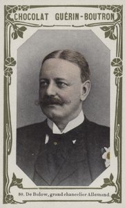 De Bulow, tysk storkansler (farvet foto) af French School