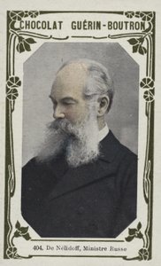 De Nelidoff, russisk minister (farvet foto) af French School