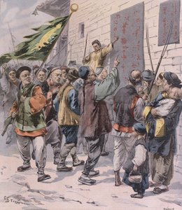 Death to the Foreigners, fra Le Petit Parisien, 15. juli 1900 af French School
