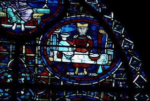 december, fra Zodiac-vinduet af French School