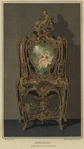 Dekoreret serre-bijoux af Joseph Emmanuel Zwiener, 1800-tallet