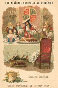 Dekoreret mørbrad (chromolitho) af French School
