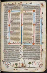 Dekreter af Gregor IX med glans af Bernard af Parma (