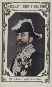 Delanney, præfet de la Seine (farvet foto) af French School