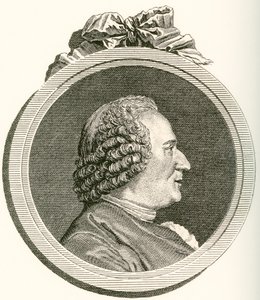 Denis Diderot, 1713 1784. Fransk filosof, kunstkritiker og forfatter. Fra Les Heures Libres udgivet 1908. af French School