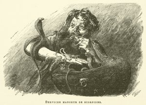Dervish Eater Of Scorpions (gravering) af French School