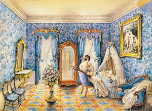 Design til boudoir af French School