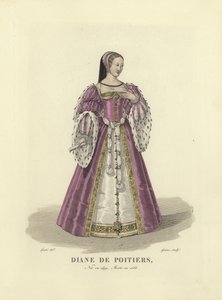 Diane de Poitiers, favorit hos kong Henrik II af Frankrig