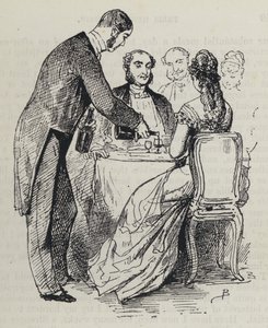 Middag i Paris (gravering) af French School