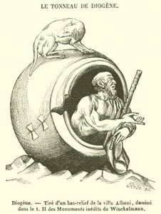 Diogene (engraving) af French School