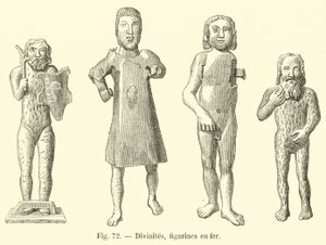 Guddomme, jernfigurer af French School