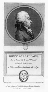 Dominique-Joseph, greve af Garat (gravering) af French School