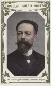 Doumer, formand for Deputeretkammeret (farvet foto) af French School