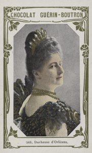 Duchesse dOrleans (farvet foto) af French School