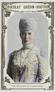 Duchesse de Cumberland (farvet foto) af French School