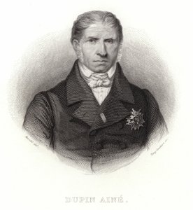 Dupin Aine - fransk politiker og formand for Deputeretkammeret (1783-1865) af French School