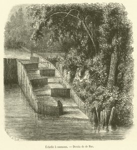 Laksestige (gravering) af French School