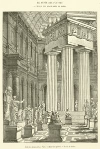 School of Fine Arts, i Paris, Musee des Platres (gravering) af French School