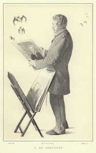 Edmond de Goncourt, fransk forfatter og kritiker af French School