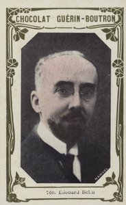 Edouard Belin (farvet foto) af French School