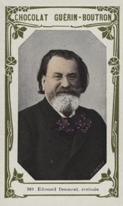 Edouard Drumont, ecrivain (farvet foto) af French School