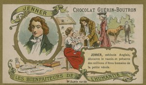 Edward Jenner, engelsk læge og videnskabsmand af French School