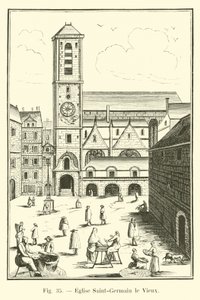 Saint-Germain den Gamle kirke af French School