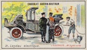 Electric Landau (chromolitho) af French School