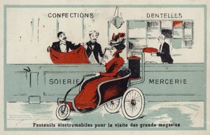 Elektriske lænestole til varehusbesøg af French School