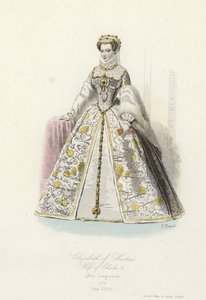 Elisabeth af Østrig, hustru til Charles IX af Frankrig af French School