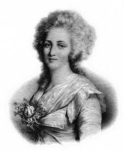 Elisabeth af Frankrig (litho) af French School