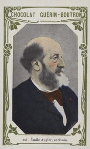 Emile Augier, forfatter (farvet foto) af French School