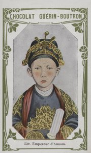 Empereur dAnnam (farvet foto) af French School