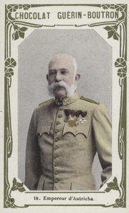 Kejser af Østrig (farvet foto) af French School
