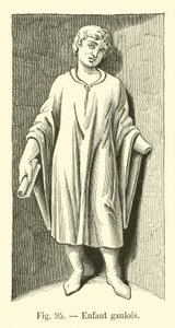 Gallisk barn af French School