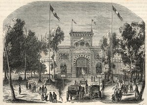 Indgravering i "Tableau-de-Paris" af Edmond Texier 1852 af French School