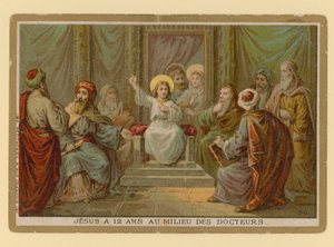 Episode i Jesu Kristi liv (chromolitho) af French School