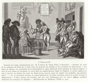 Ligestilling, fransk revolution, 1793 af French School